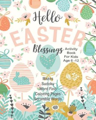 Book cover for Hello Easter Blessings Activity Book For Kids