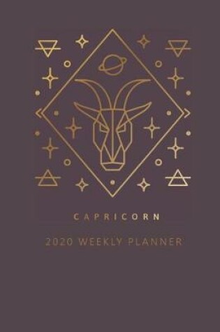 Cover of Capricorn 2020 Weekly Planner (Burgundy)