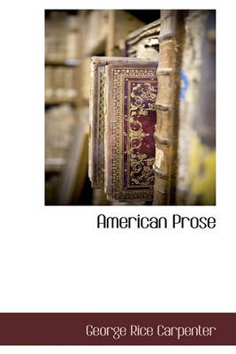 Book cover for American Prose