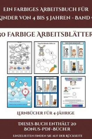 Cover of Lernbücher für 4-Jährige (Ein farbiges Arbeitsbuch für Kinder von 4 bis 5 Jahren - Band 9)