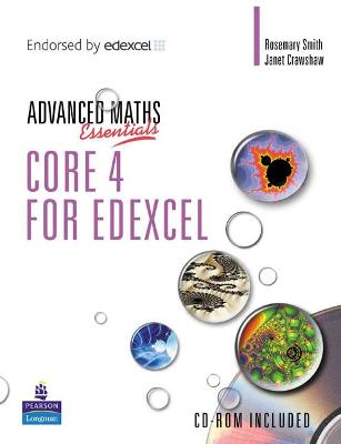 Book cover for A Level Maths Essentials Core 4 for Edexcel Book and CD-ROM