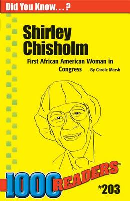 Book cover for Shirley Chisolm