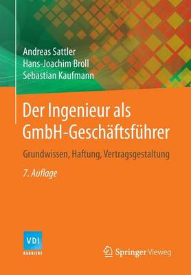 Book cover for Der Ingenieur ALS Gmbh-Geschaftsfuhrer