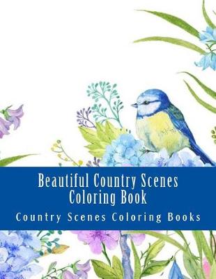 Book cover for Beautiful Country Scenes Coloring Book