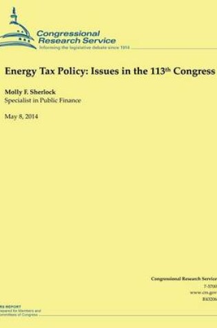 Cover of Energy Tax Policy