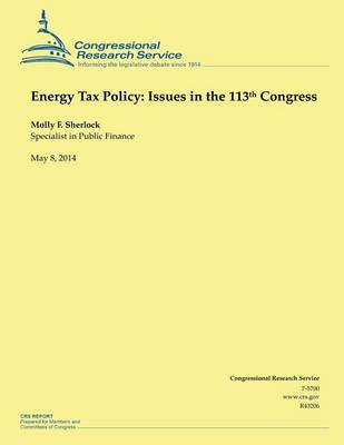 Book cover for Energy Tax Policy