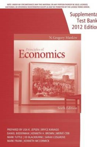 Cover of Tb Supp Prin Economics