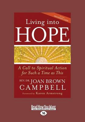 Book cover for Living into Hope