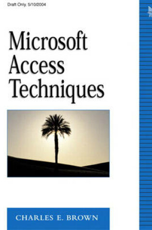 Cover of Microsoft Access Techniques