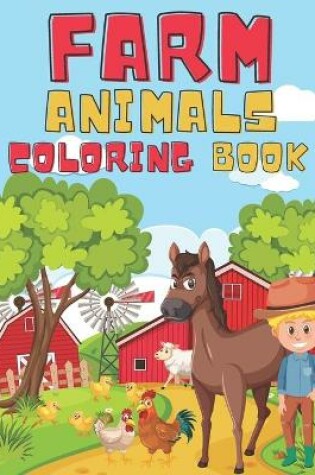 Cover of Farm Animals Coloring Book