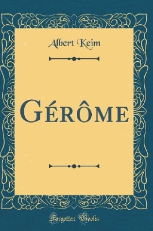 Cover of Gérôme (Classic Reprint)