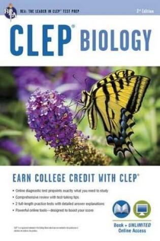Cover of Clep(r) Biology Book + Online