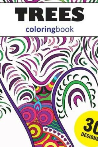 Cover of Trees Coloring Book