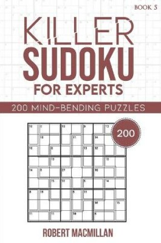 Cover of Killer Sudoku for Experts, Book 5
