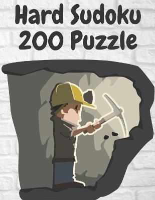 Book cover for Hard Sudoku 200 Puzzle