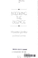 Book cover for Breaking the Silence