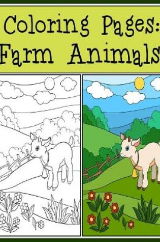 Cover of Coloring Pages Farm Animals