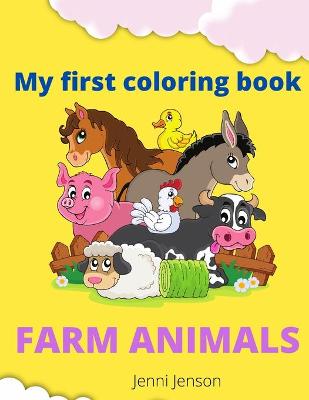 Book cover for My first coloring book