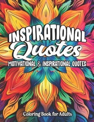 Book cover for Inspirational Quotes Color & Be Inspired