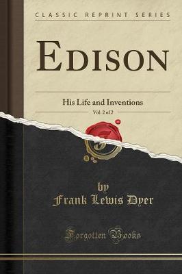 Book cover for Edison, Vol. 2 of 2