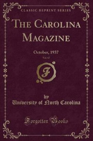 Cover of The Carolina Magazine, Vol. 67