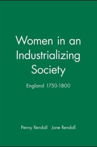 Cover of Women in an Industrializing Society