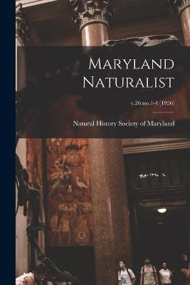 Cover of Maryland Naturalist; v.26