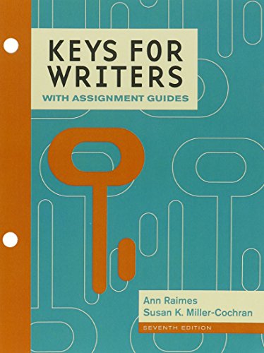 Book cover for Keys for Writers with Assignment Guides