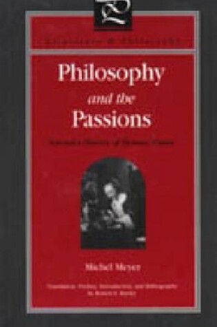 Cover of Philosophy and the Passions