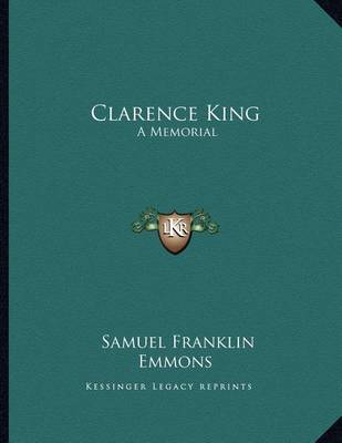 Book cover for Clarence King