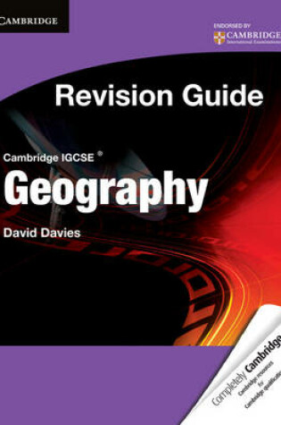 Cover of Cambridge IGCSE Geography Revision Guide Student's Book