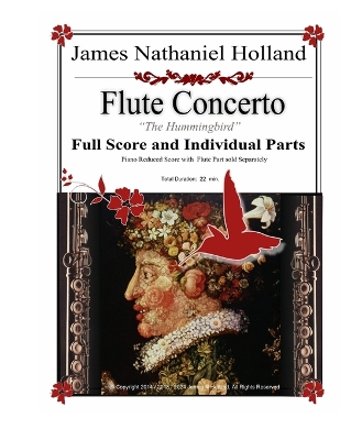 Book cover for Flute Concerto "The Hummingbird"