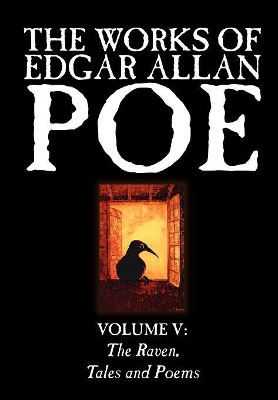 Book cover for The Works of Edgar Allan Poe, Vol. V of V, Fiction, Classics, Literary Collections