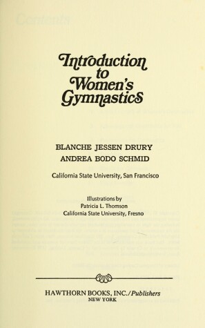 Book cover for Introduction to Women's Gymnastics