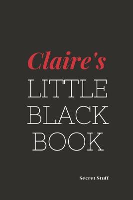 Book cover for Claire's Little Black Book
