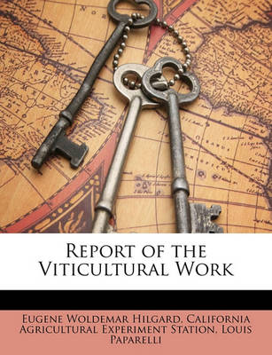 Book cover for Report of the Viticultural Work