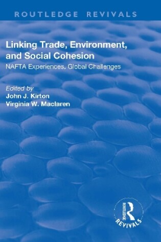 Cover of Linking Trade, Environment, and Social Cohesion