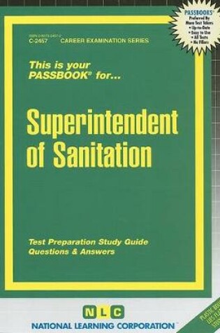 Cover of Superintendent of Sanitation