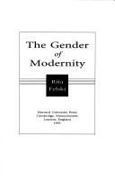 Book cover for The Gender of Modernity