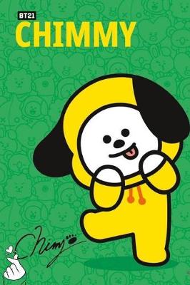 Cover of Kpop Bt21 Chimmy Is Bts Jimim the Yellow Hoodie Cutie Notebook