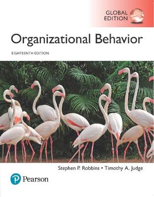 Book cover for Organizational Behavior, Global Edition