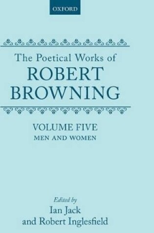 Cover of The Poetical Works of Robert Browning: Volume V. Men and Women