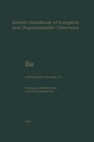 Cover of Be Beryllium