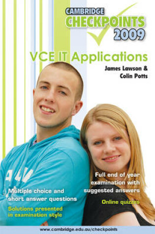 Cover of Cambridge Checkpoints VCE IT Applications 2009