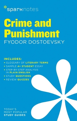 Book cover for Crime and Punishment SparkNotes Literature Guide