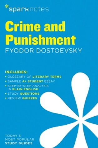 Cover of Crime and Punishment SparkNotes Literature Guide