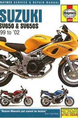 Cover of Suzuki SV650 Service and Repair Manual
