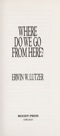 Book cover for Where Do We Go from Here?