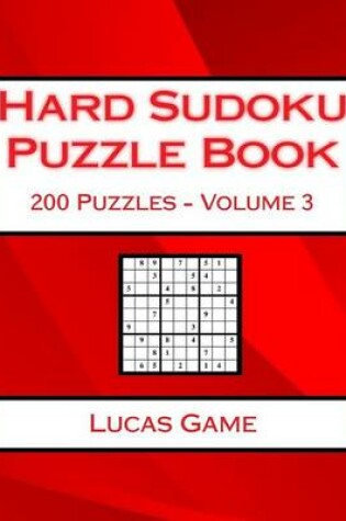 Cover of Hard Sudoku Puzzle Book Volume 3