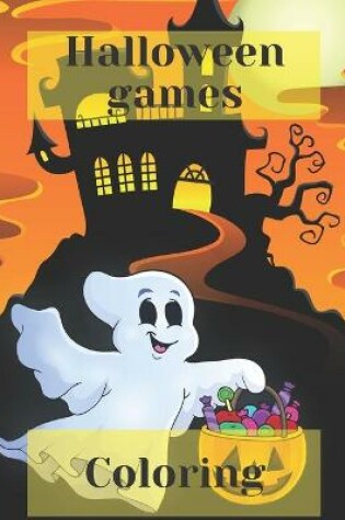 Cover of Halloween games coloring